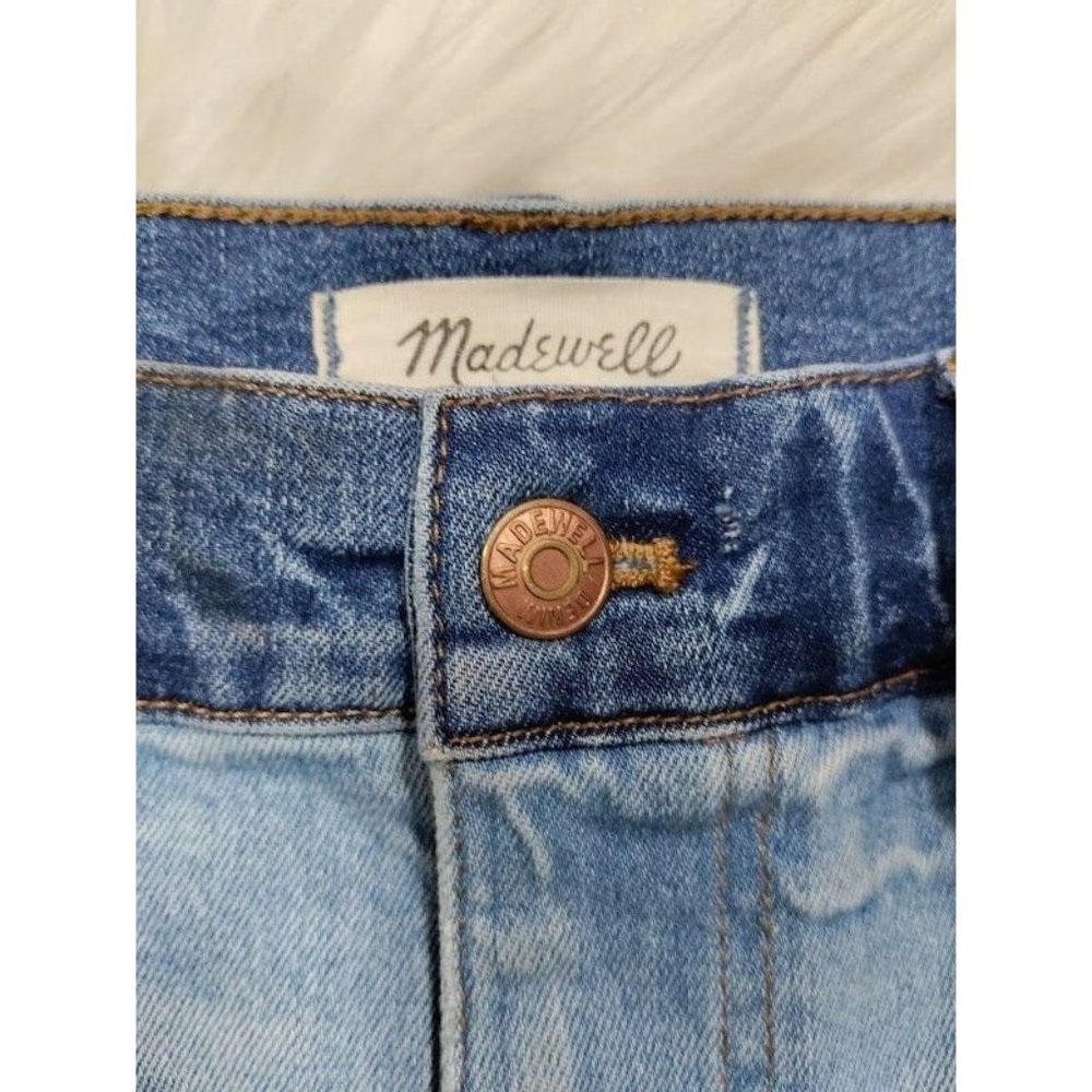 Madewell Womens Two Tone 5-Pockets Design Mini Denim Skirt Blue Size 31 - Picture 6 of 12